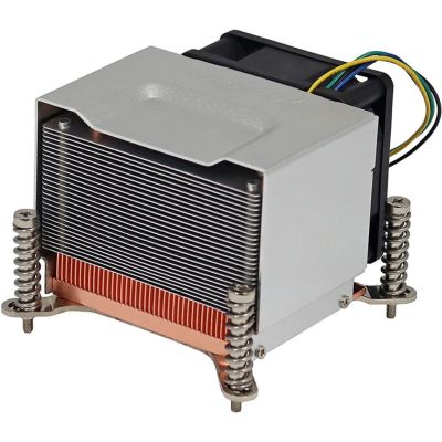 7. Inter-Tech Q-5 Processor Radiator 6 cm Black, Silver 1 pc.