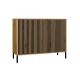 KAMARO 2D SLIM ARTISAN CHEST OF DRAWERS/BLACK