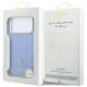 7. Guess Stripe Peony 4G Logo MagSafe Case for iPhone 18 Pro / 17 Pro - Light Blue