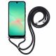 2. Samsung Galaxy A17 5G / A17 4G Case with Fiber Lining and Crossbody Strap - Black