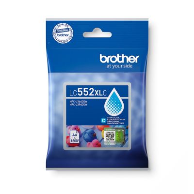 4. BROTHER Cyan Ink LC552XLC=LC-52XLC