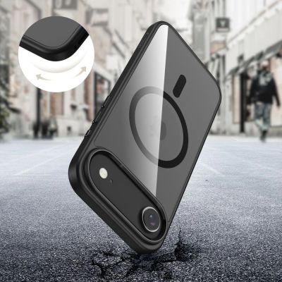 4. Tech-Protect MagFlex MagSafe Case for iPhone 17 Air - Clear Black