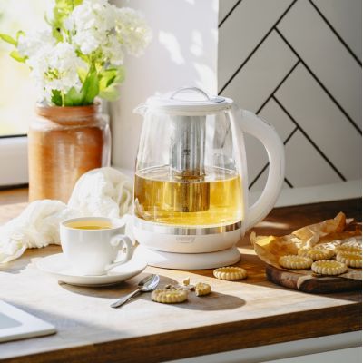 24. Electric kettle CAMRY CR 1290w white