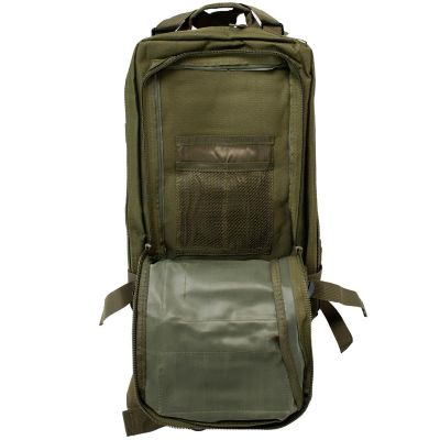 7. EVACUATION BACKPACK WITH EQUIPMENT KHAKI SEMI LINE