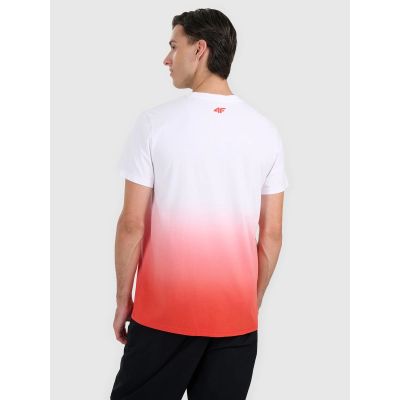 2. Men's regular printed T-shirt 4F 4FRAW25TTSHM3226-62S