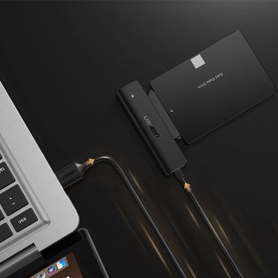2. Ugreen adapter HDD SSD 2.5'' SATA III 3.0 - USB 3.2 Gen 1 (USB 5 Gbps) black (70609 CM321)
