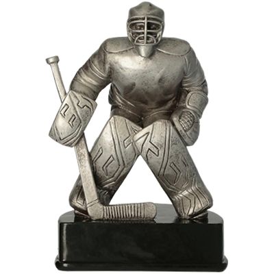 3. Die-cast figure - Hockey goalie