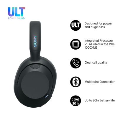 26. SONY WH-ULT900NB Headphones, black