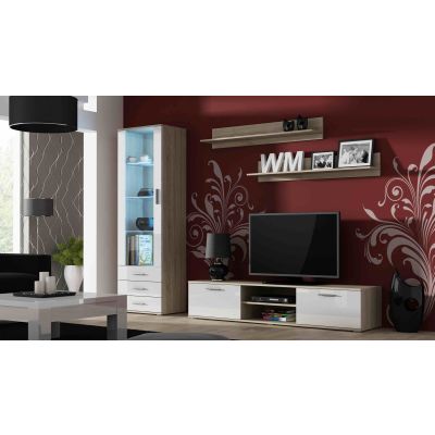6. Shelf 125cm (2 pcs) SOHO Sonoma oak matt