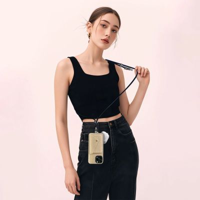 8. Dudao L20Max 65W 4-in-1 Cable with Lanyard USB-C to USB-C with Lightning and USB-A Adapters - Blue