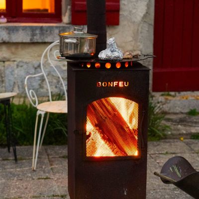 43. BonFeu BonCarré garden fireplace rusty 3503R