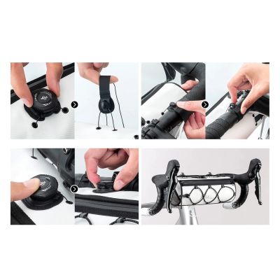 9. Rockbros TL002 ROAD TO SKY 1.5L Handlebar Bag Waterproof – White