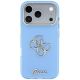 3. Guess IML 4G Script Metal Case for iPhone 17 Pro / 18 Pro - Light Blue