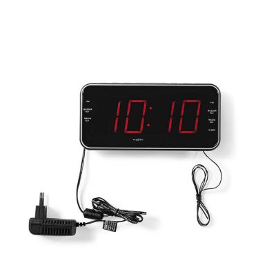 9. Nedis CLAR004BK Alarm Clock Digital Alarm Clock Black