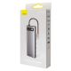 5. Baseus Metal Gleam 11in1 multifunctional USB Type C HUB - 3x USB 3.2 Gen 1 5Gbps / USB Type C PD 100W / 3.5 mm mini jack AUX / VGA Full HD 60Hz / 2x HDMI 4K 30Hz / TF and SD card reader / RJ45 1Gbps gray (CAHUB-CT0G)