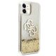 6. Guess 4G Big Liquid Glitter case for iPhone 11 6.1" / Xr - gold
