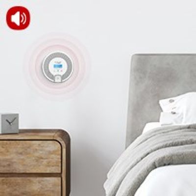 4. X-Sense CO03D-W Smoke Detector Carbon Monoxide Detector Interconnectable Wireless