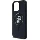 6. Karl Lagerfeld Silicone Karl&Choupette Ring MagSafe case for iPhone 15 Pro Max - black