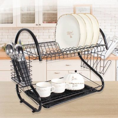2. 43 cm Dish Drainer MR-1025-43-BLACK MAESTRO