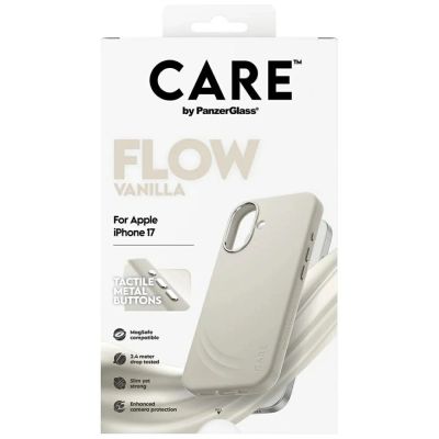 5. CARE by PanzerGlass FLOW MagSafe Case for iPhone 17 - Beige