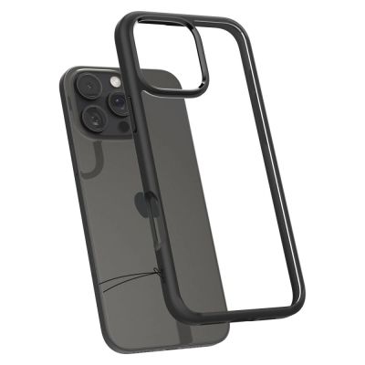 7. Spigen Ultra Hybrid iPhone 16 Pro Case - Matte Black