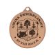 Metal Medal with Engraving on Laminate