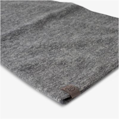 4. Buff Merino Fleece Neck Gaiter – solid grey