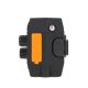 44. Extralink Solar Emergency Radio with Crank Dynamo Powerbank 4000mAh with SOS Flashlight SR-4000 Portable Analog Black, Orange