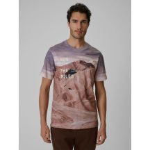 Men's regular printed T-shirt 4F 4FRSS26TTSHM4229-83A