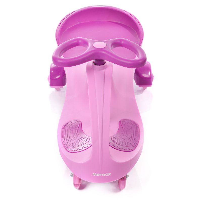 18. Pink Meteor Swingo Gravity Ride-On