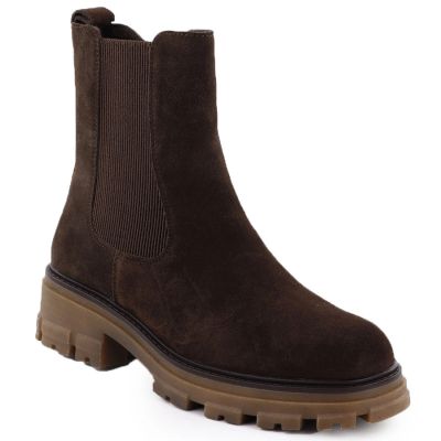 8. Brown Women’s Leather Chelsea Boots Sergio Leone TR25733-S