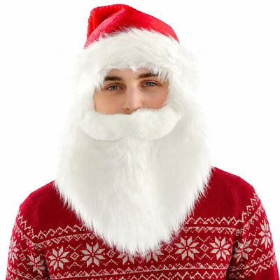 2. SANTA CLAUS HAT WITH BEARD 65CM