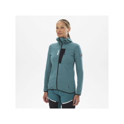 10. MILLET W Trilogy Lightgrid Hoodie Jacket Green