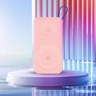 4. Powerbank 3mk PastelUp 10,000mAh 22.5W USB 1A1C - pink