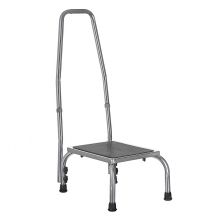 Bathtub step with handrail