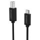 3. Wozinsky WKDDY1S USB-B - USB-C Cable 1m - Black