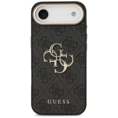 3. Guess 4G Big 4G Classic Logo Case for iPhone Air - Black and Gold