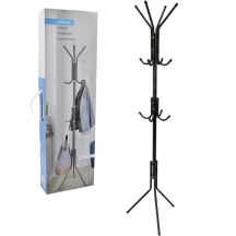 CLOTHES AND ACCESSORIES HANGER 3 HEIGHTS 170CM BLACK