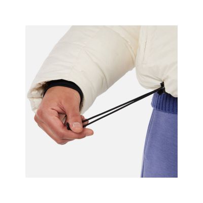6. ROSSIGNOL W ARETU CROPPED DOWN JKT women's ski jacket white