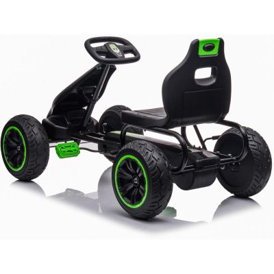 5. ENERO 18 PEDAL GO-KART BLACK AND GREEN
