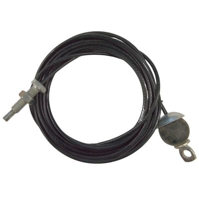 2. Cable for Home Gym 544 cm with Rubber Stopper and Screw Attachment