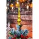 10. CHRISTMAS TREE TOP, HEIGHT 25 CM, GOLDEN