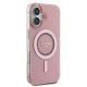4. Guess IML Rhinestones MagSafe iPhone 16 Plus Case - Pink