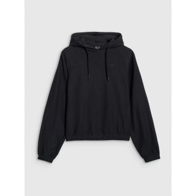 7. Women's open-front hooded sweatshirt 4F 4FRAW25TSWSF2544-20S