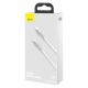 10. Baseus Cafule Metal 100W USB-C - USB-C Cable 2m - White