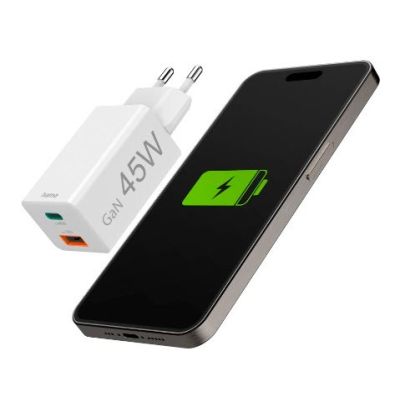 12. Hama 00201993 Mobile Charger Mobile Phone, Laptop, Smartphone, Tablet White Alternating Current Fast Charging Internal