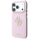2. Guess Smooth & Big Strass Logo Case for iPhone 18 Pro Max / 17 Pro Max - Pink