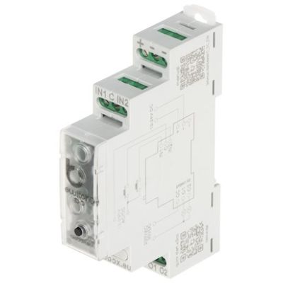 BLEBOX switchBox-D-DC-DIN - Dual, potential-free Wi-Fi smart switch, 230V AC, 30V DC