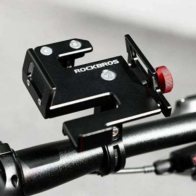 5. Rockbros 25210038101 clamp phone holder - black