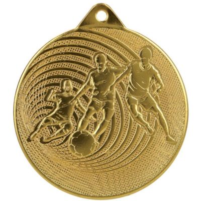 9. METAL MEDAL FOOTBALL FI 70 MMC3070 - GOLD
